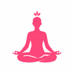 meditation yoga icon for stress and anxiety relief